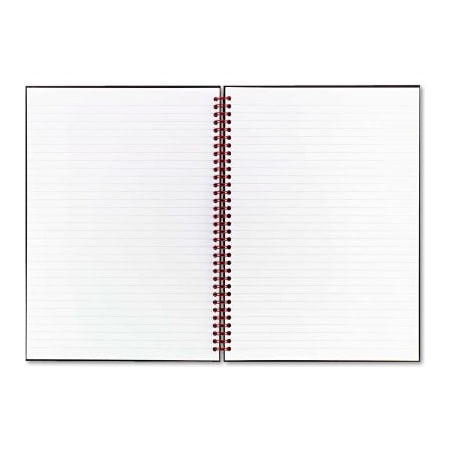 Black N Red Twinwire Hardcover Notebook, 8-1/2" x 11", 70 Sheets/Pad K67030